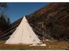 Tenda da campeggio doppia Pyramid Beige antivento per esterni