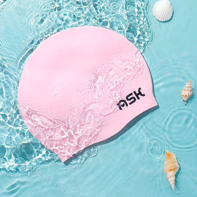 ASK JUNIOR Kids Silicone Swim Cap One Size