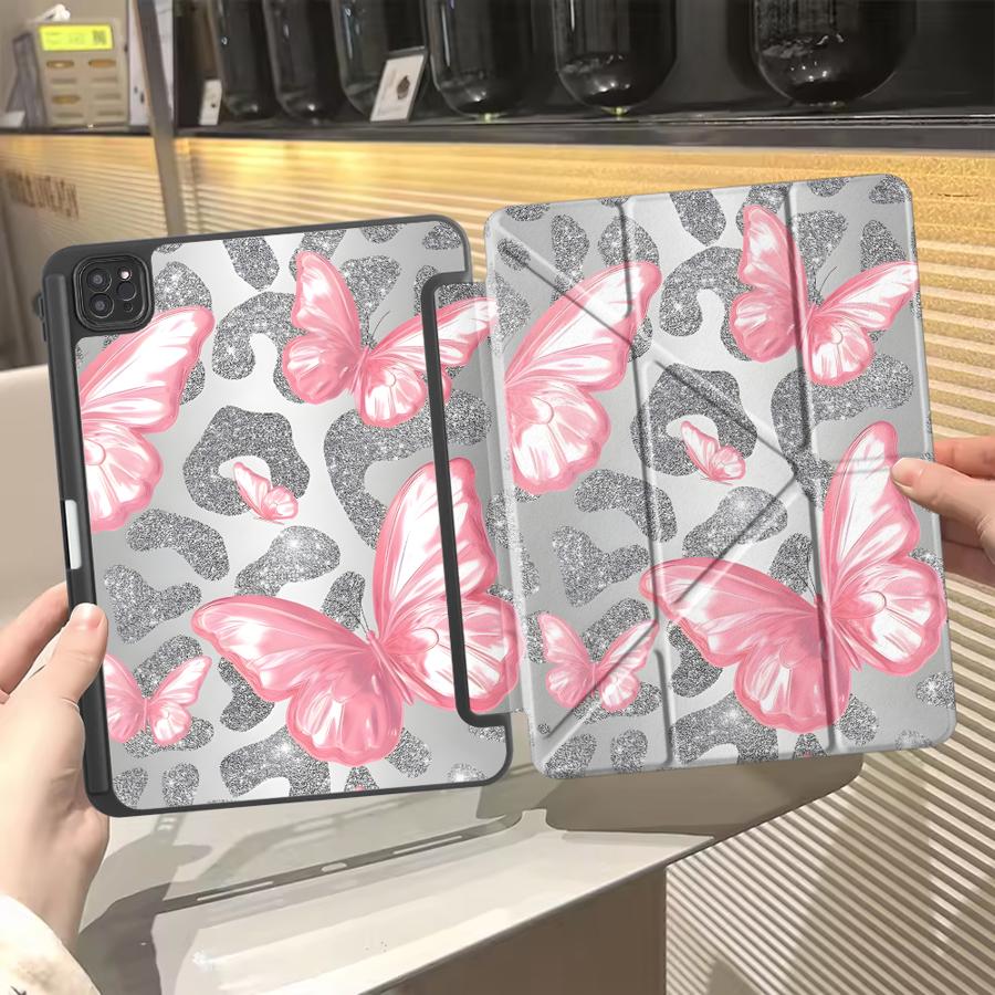 

Чехол для планшета для iPad Pro 11-го 10-го 9-го 8-го 7-го 12,9 дюйма Pro 2025 Air 4 5 M3 M2 1 2 M4 11 дюймов Mini 6 7 Держатель Чехол Леопард iPad Mini 7 8.3