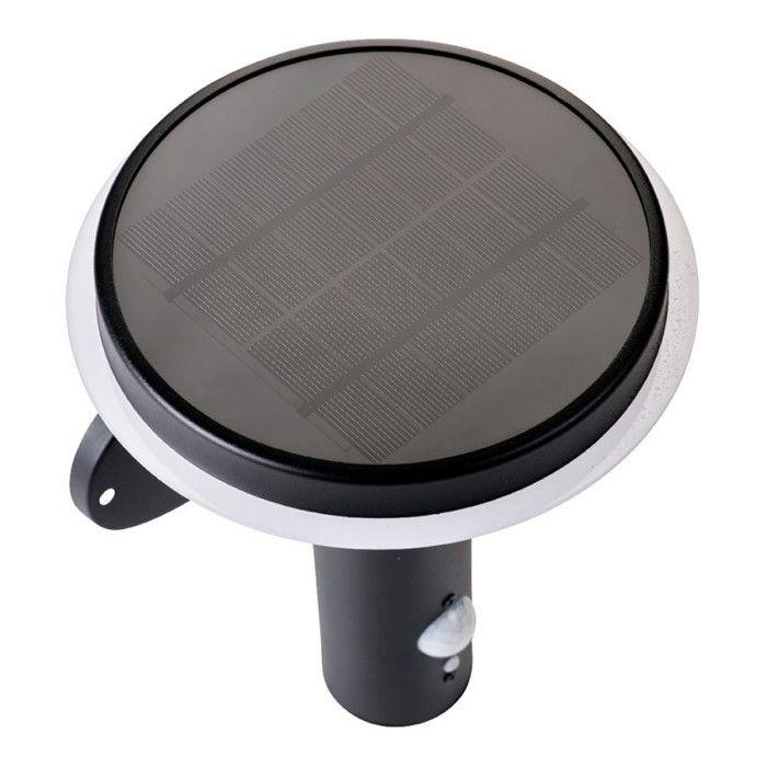 Applique murale - Lumineo - 40 LEDs - Métallique - Solaire - Lumière chaude