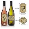 12Pcs Halloween Retro Horror Gothic Wine Bottle Labels Sticker Vintage Witch Graffiti Potion Decals For Halloween Party Decor