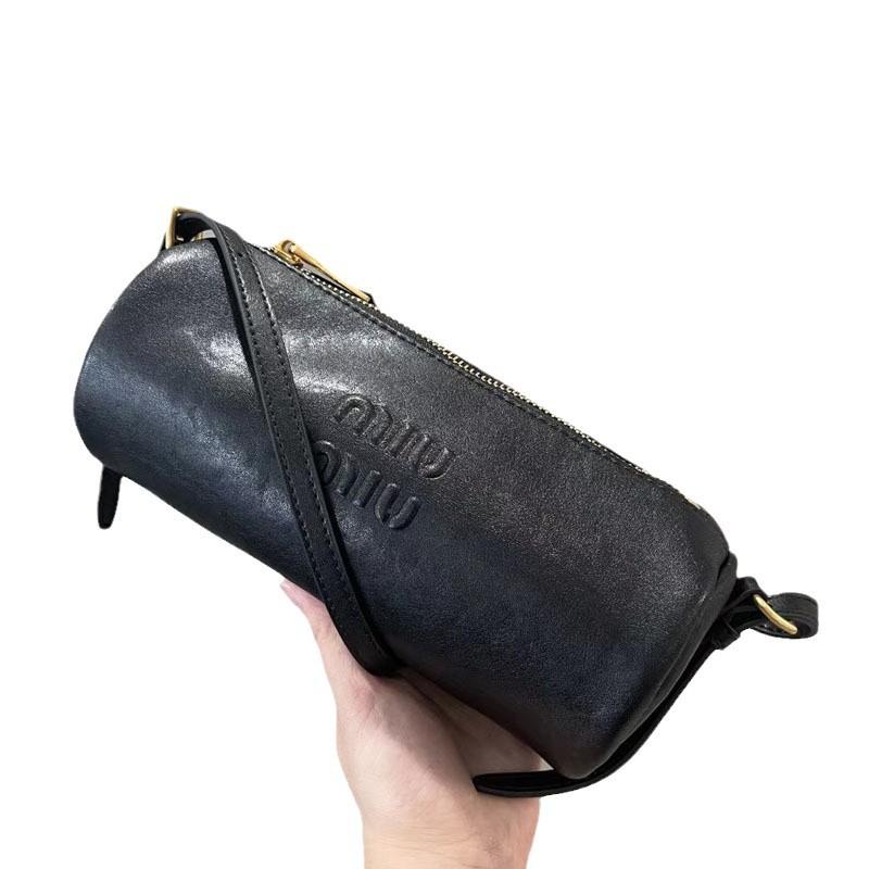 Pen Holder Bag, Simple, Small Cylindrical Bag, Hand Carry Women's Bag, Shoulder Bag, Large Capacity, Lightweight Bag, Pencil Bag, Underarm Bag.