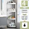 Triangular Bathroom Corner Shelf Rack for Indoor Storage