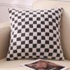 Olanly Pillow Cover Of Double-Side Checkerboard Smooth Cozy Pillowcase Checkered Pattern Super Soft Pillow Cover For Living Room