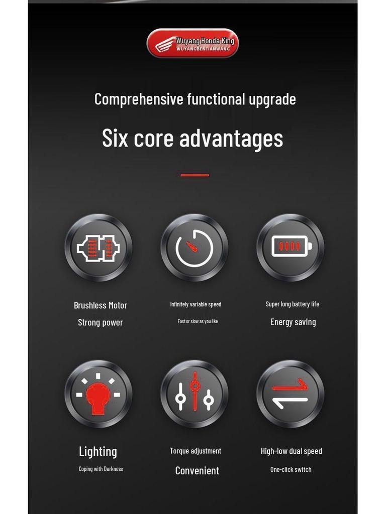 Honda High Power Brushless Electric Drill & Screwdriver Combo