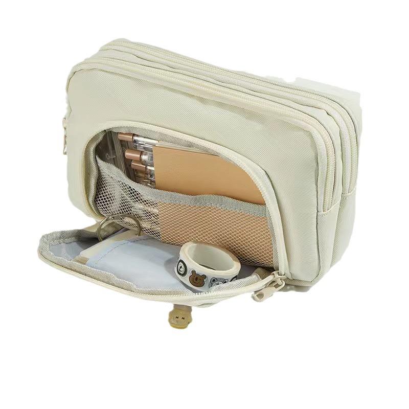 Stylish Large Capacity Dog Design Pencil Case for Students, Office Use