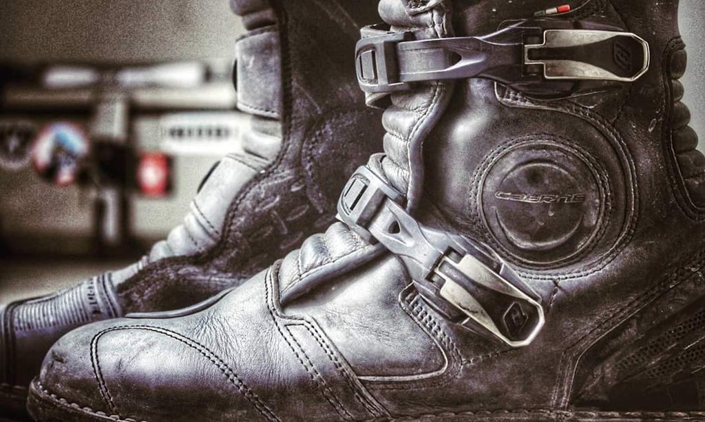 Gaerne Waterproof Motorcycle Boots for and Forest Road Made in Genuine Size Adventure, Off-Road, Touring, Italy, Leather, G-MIDLAND GORE-TEX, Black,