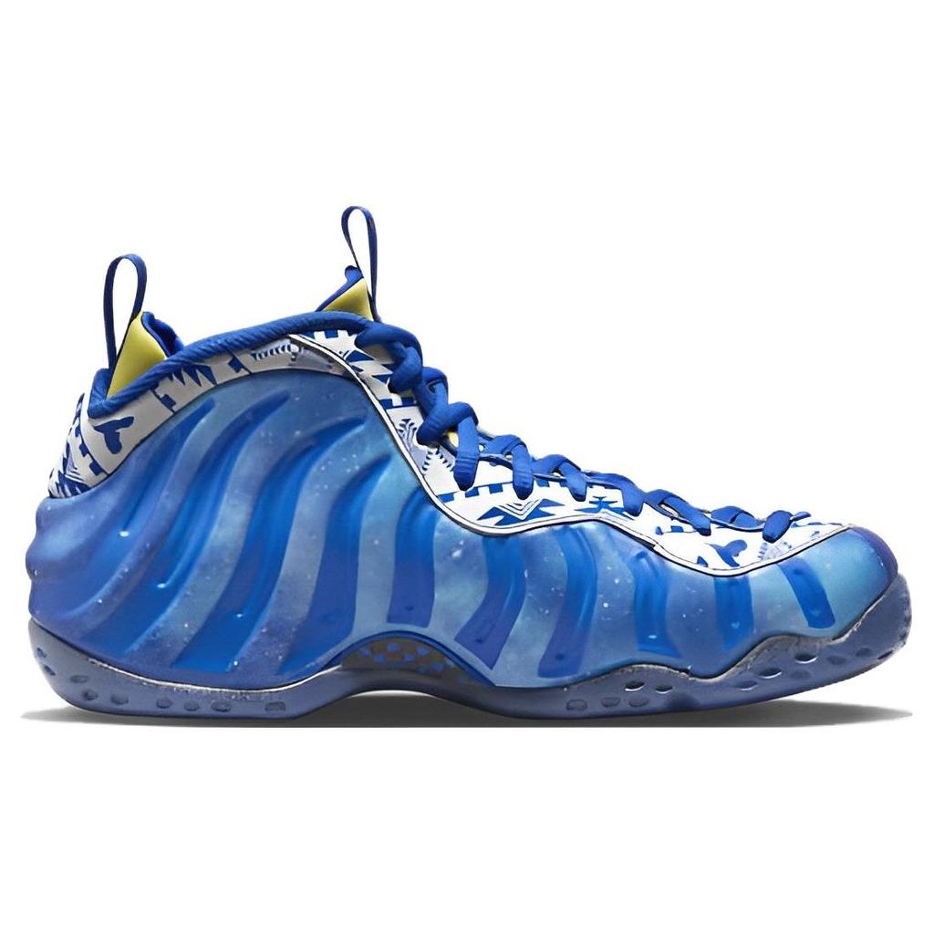 Nike Air Foamposite One Doernbecher 2023 Men Sneakers Blue Hyper-Royal Yellow-Strike FD9714-400