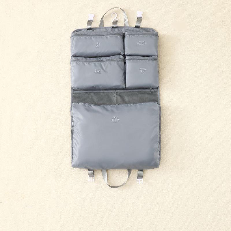 7-in-1 Travel Organizer: Multifunctional Hanging and Divided Compartment Bag