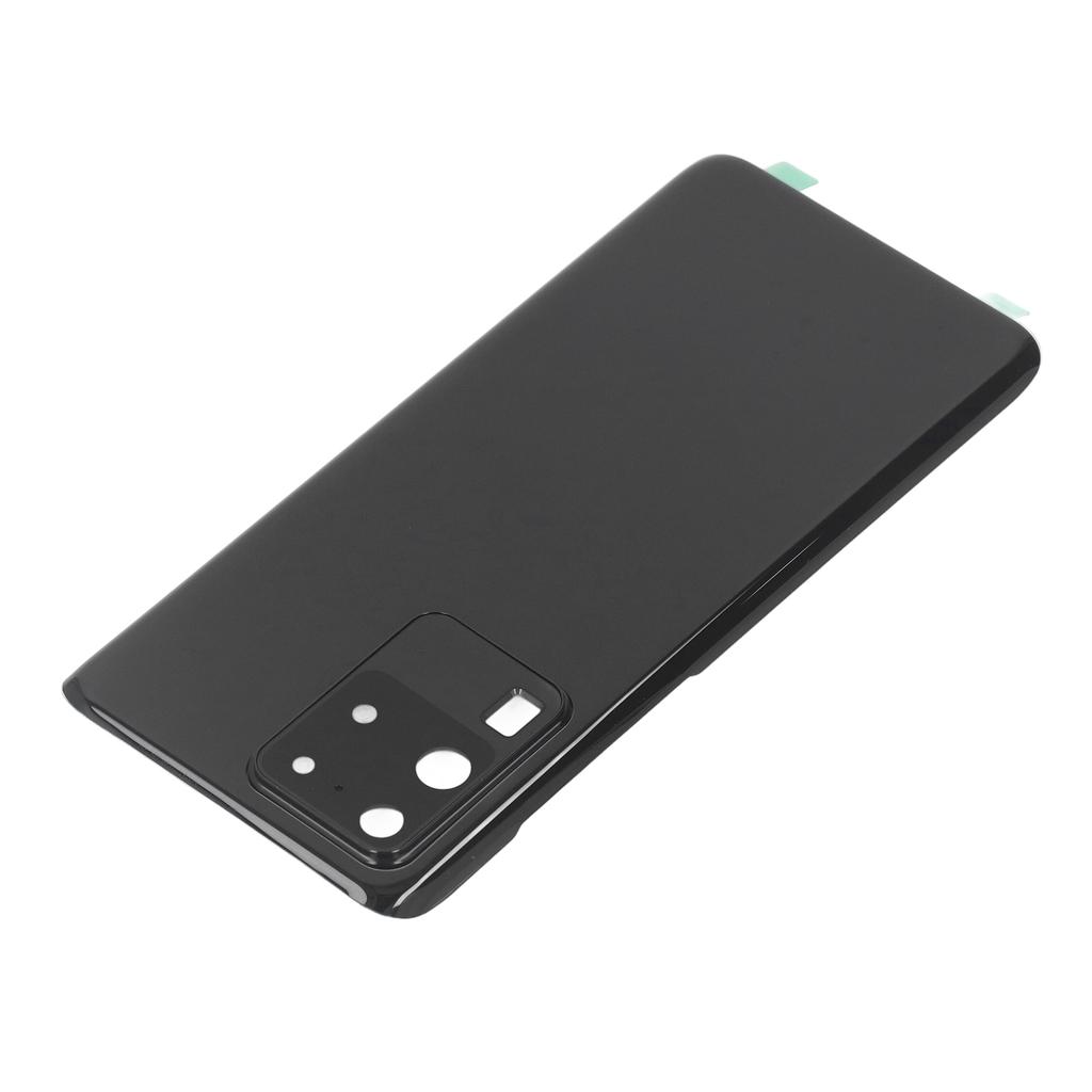 Back Glass Cover Housing Door Replacement for Galaxy S20 Ultra 5G with Pre Installed Camera Lens
