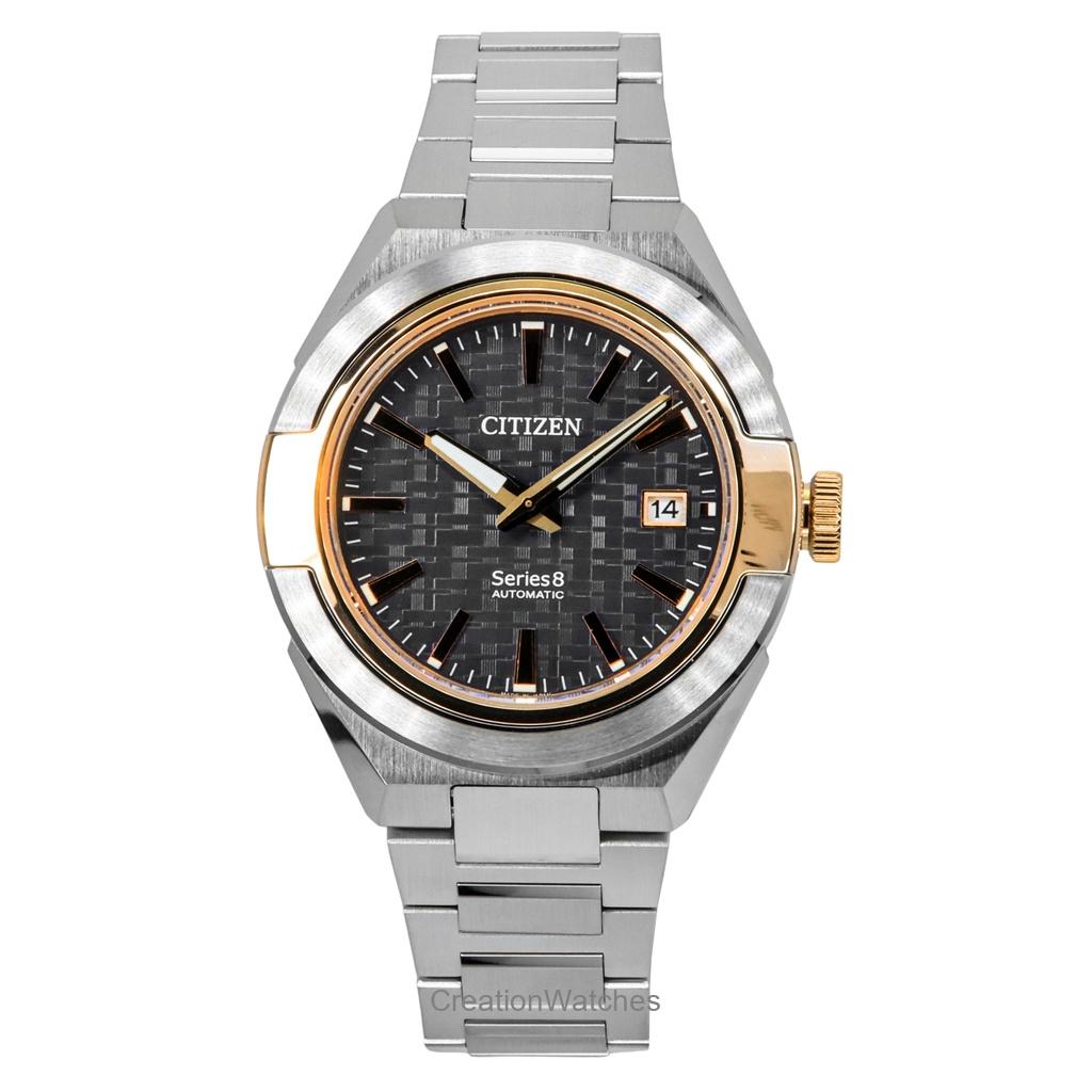 Citizen Series 8 870 Stainless Steel Grey Dial Automatic NA1034-51H 100M Men's Watch