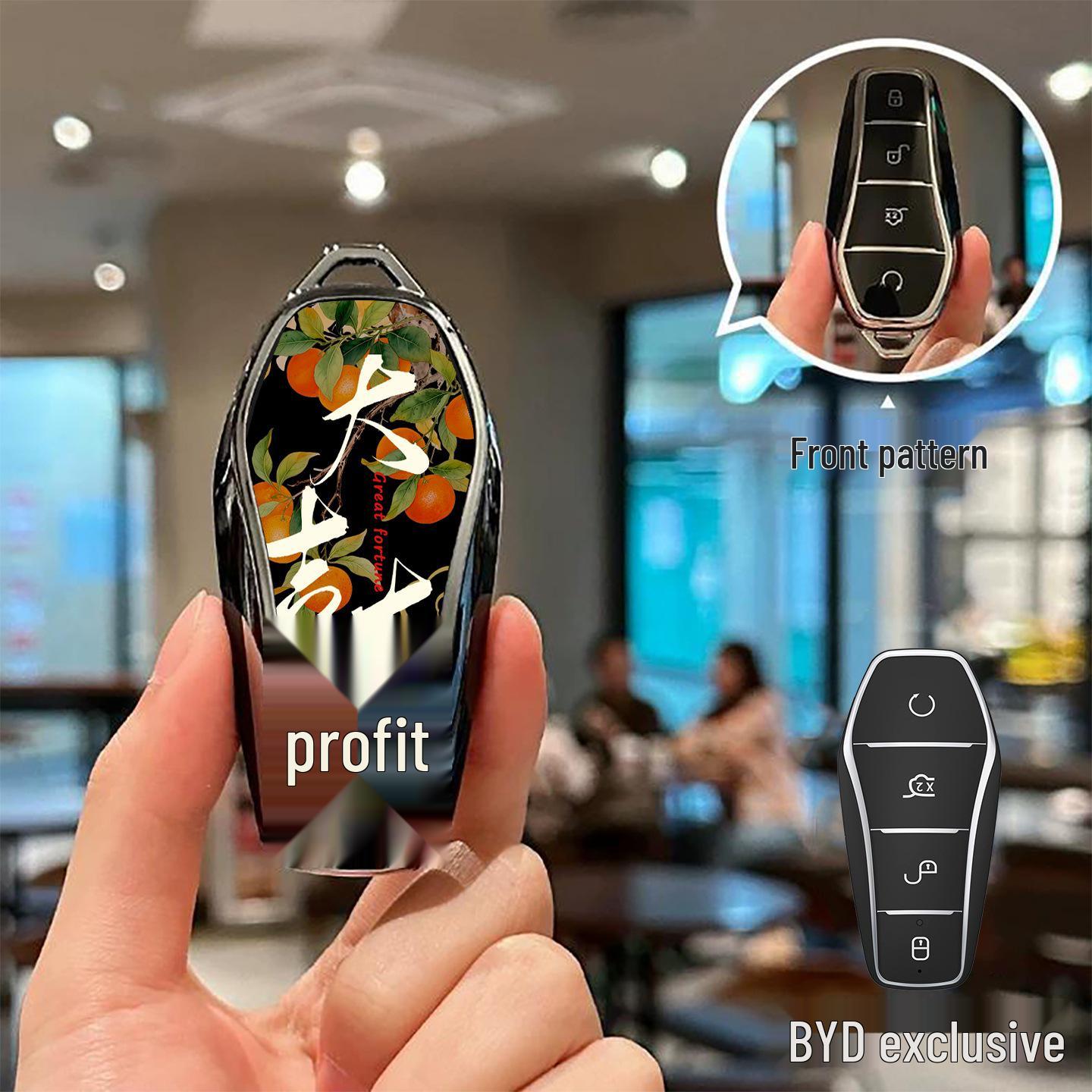 

BYD Frigate 07, Qin Pro, Song Plus, Dolphin, Seagull, Destroyer Car Key Protective Cover