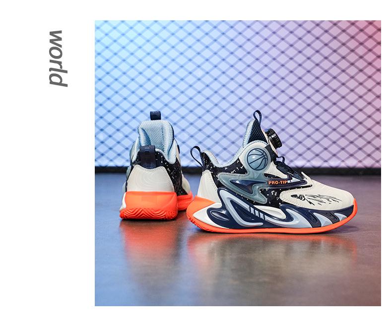 New Boys' Soft Sole Leather Running Shoes - Non-slip, Lightweight Sports Sneakers for Medium and Large Children, Autumn/Winter