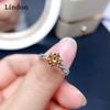 Lindon Classic  Zircon Ring Ladies Jewelry Wedding Promise Party Gift