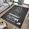 1pc Rammstein Mutter Cover Artwork Carpet for Playroom Bedroom Living Room Sofa Home Decor,kids Game Area Rug Non-slip Floor Mat Y7304