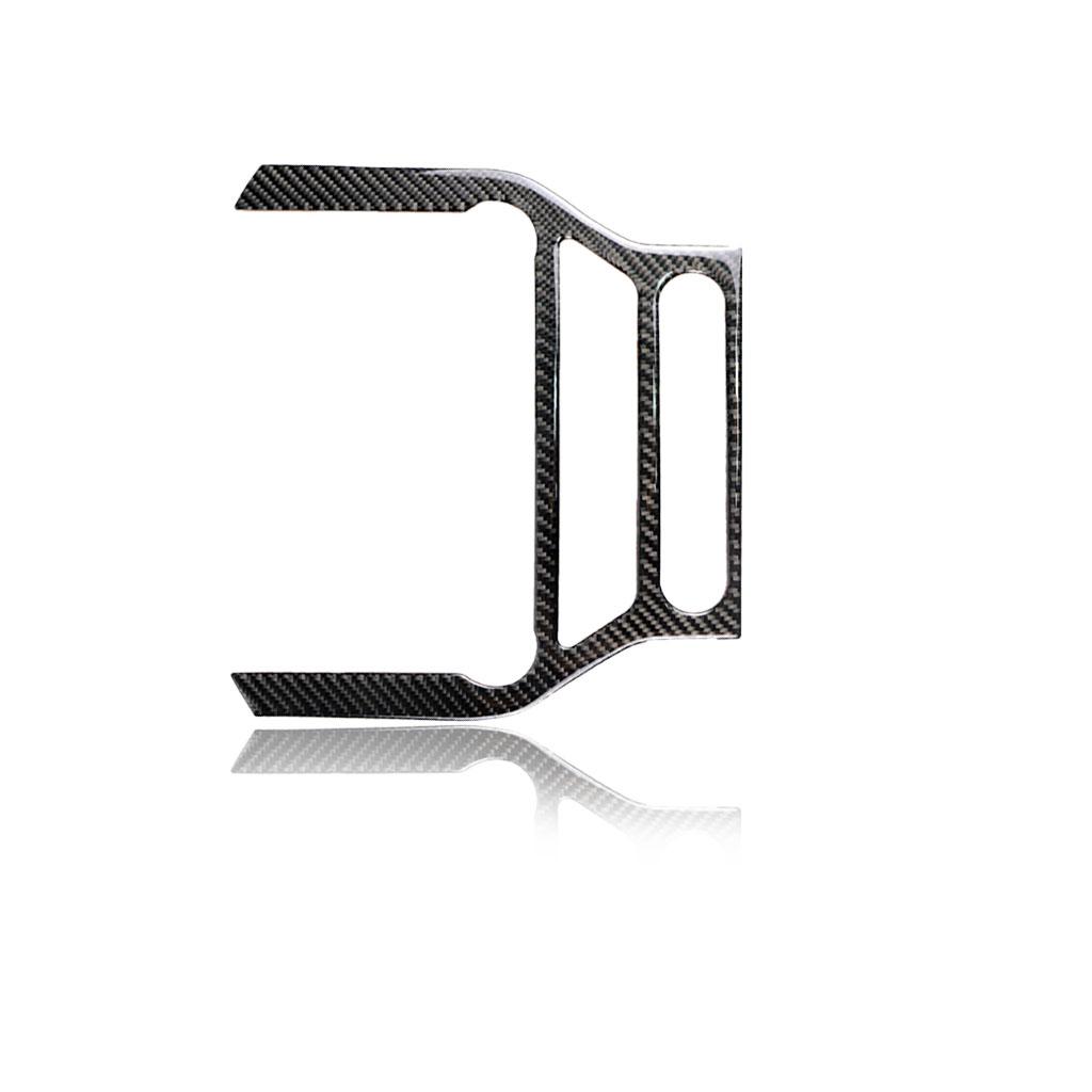 

Для Ford Mustang карбоновый центральный пульт управления кондиционером CD-панелью накладка наклейка аксессуары для стайлинга автомобиля наклейки для кошек for Mustang (15-17 чёрный