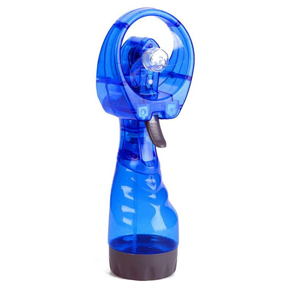 Portable Hand Held Battery Power Fan Air Water Mist Bottle Cooling Spray Office