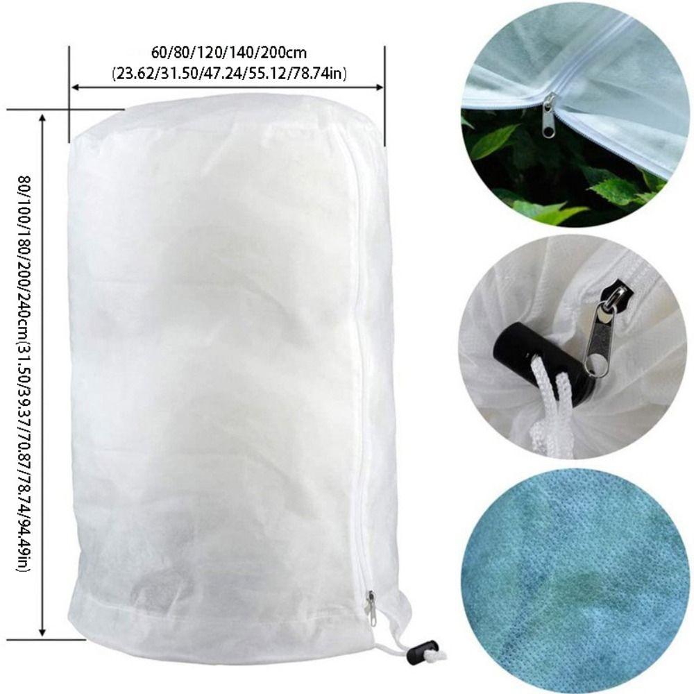 Non-Woven Fabric Plant Cover Extra Thick Garden Plant Protection Net Frost Protection
