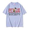 Art The Clown Appreciation Society Tee Shirt Funny Meme T Shirt Men Women Harajuku Y2k Oversized 100 Cotton Tshirt Streetwear