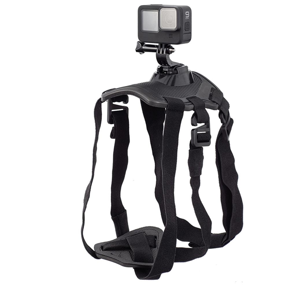 Postroj pro psa pro GoPro Hero 13 12 11 10 9 Měkký nastavitelný pro malé střední a velké psy pro kameru DJI Osmo Insta360