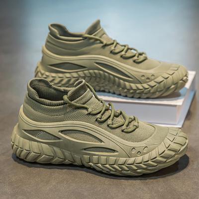 Vliegend Geweven Herenschoenen Lente Ademend Luie Schoenen Een Instapper Casual Sportschoenen met Heren Casual Schoenen