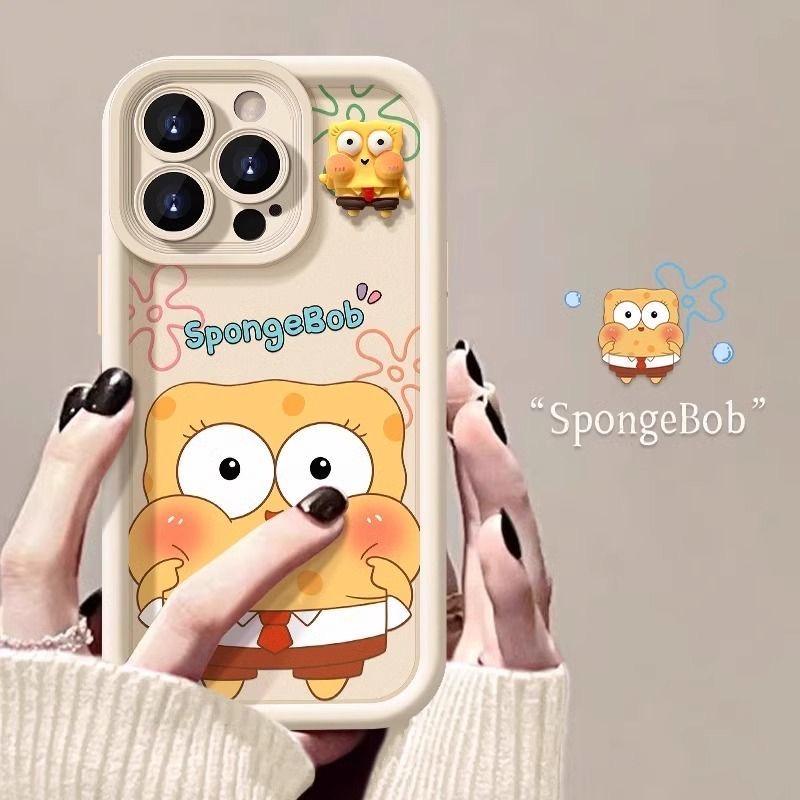 3D Dolls Patrick Star Phone Case Cover For 11 12 Pro 13 Mini 14 Plus 15 Pro Max SE X XS XR 7 8