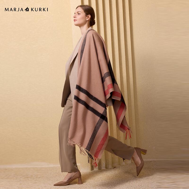 MARJA KURKI Women's 100% Wool Shawl Gift Set