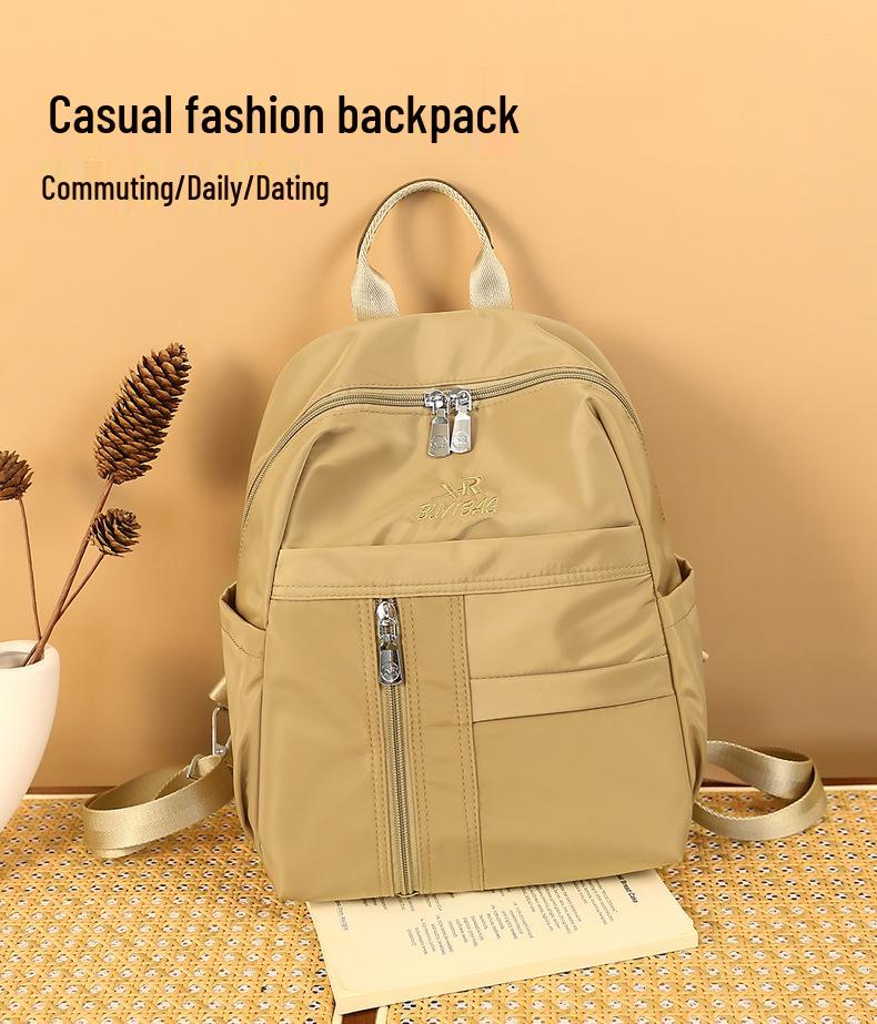 2025 Women's Large Capacity Korean Fashion Backpack: Multifunctional Travel & Commuting Bag