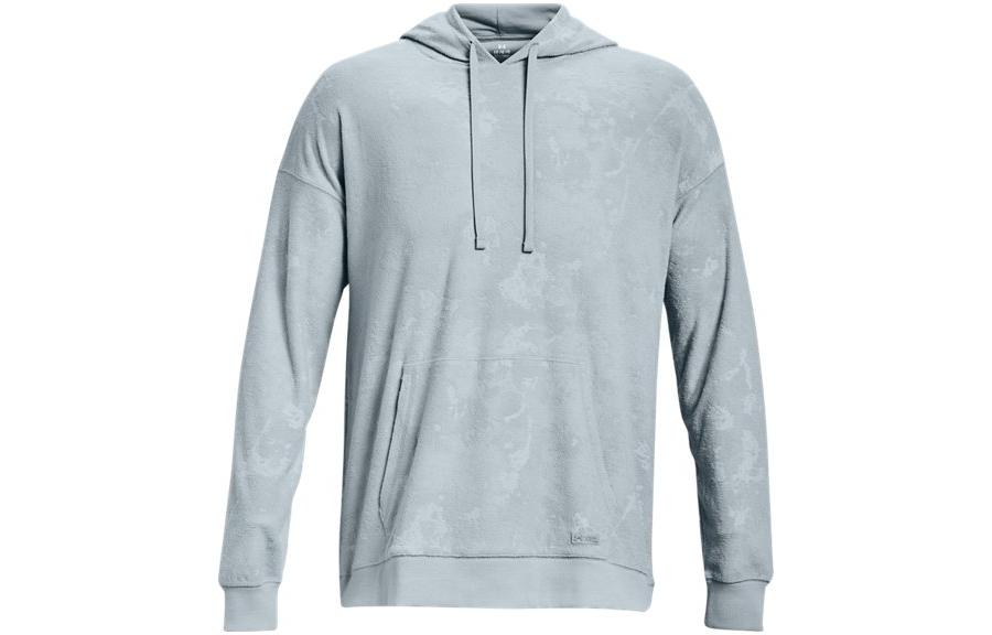 Under Armour Sweatshirts Men s Harbor Blue Hooded Moderate Other 1377177-465 XL
