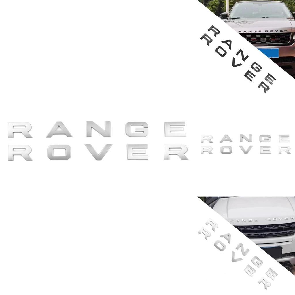 Range Rover Car Emblem Badge With Mirror Finish For Suv Decor