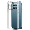 Applicable IQOO11 mobile phone case 11/11/11 transparent soft case 1 silicone soft 1 ultra-thin all-inclusive fine hole couple simple