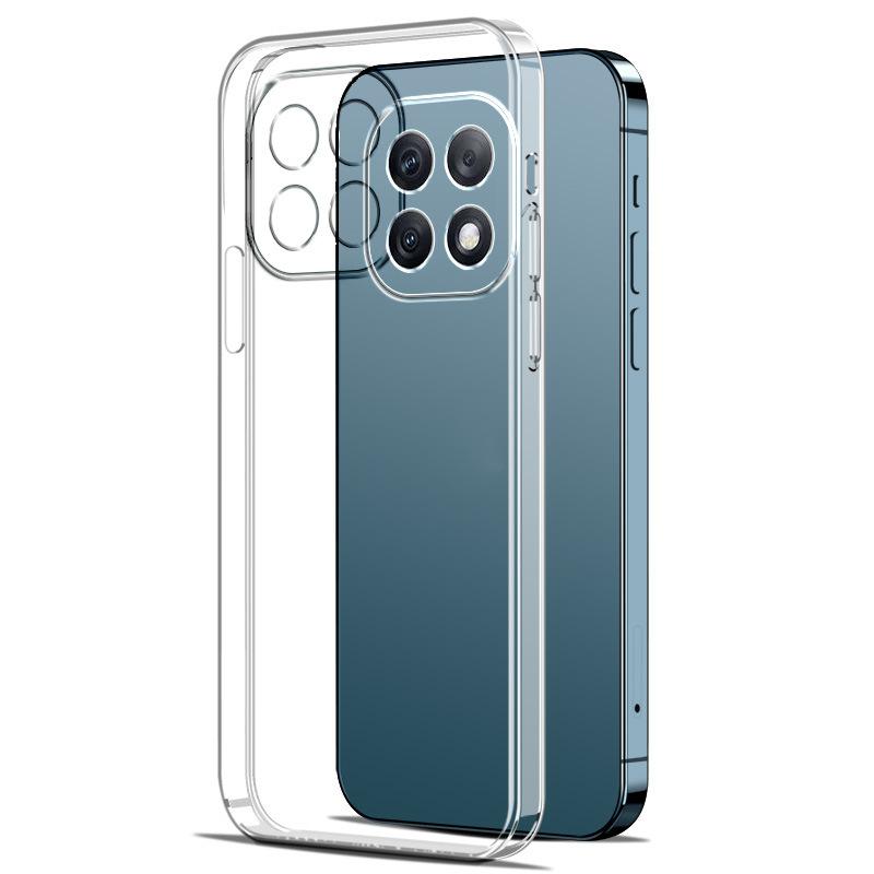 Applicable IQOO11 mobile phone case 11/11/11 transparent soft case 1 silicone soft 1 ultra-thin all-inclusive fine hole couple simple