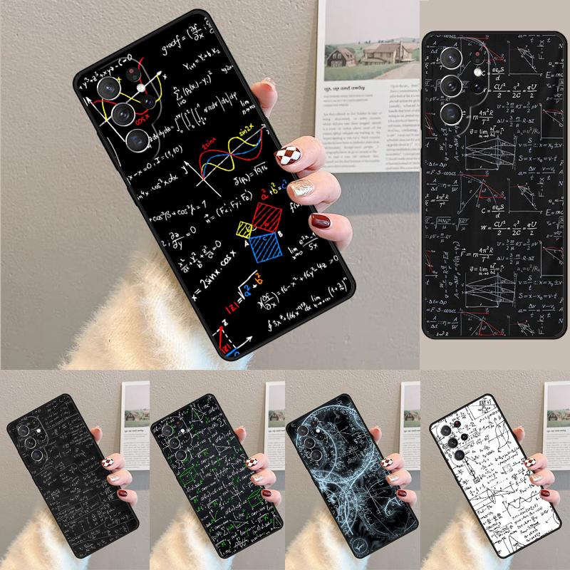 Science Math Physics Formulas Phone Case For Samsung Galaxy note 10 pro S26 S25 S24 S23 S22 Ultra Plus S21 FE S20 Cover