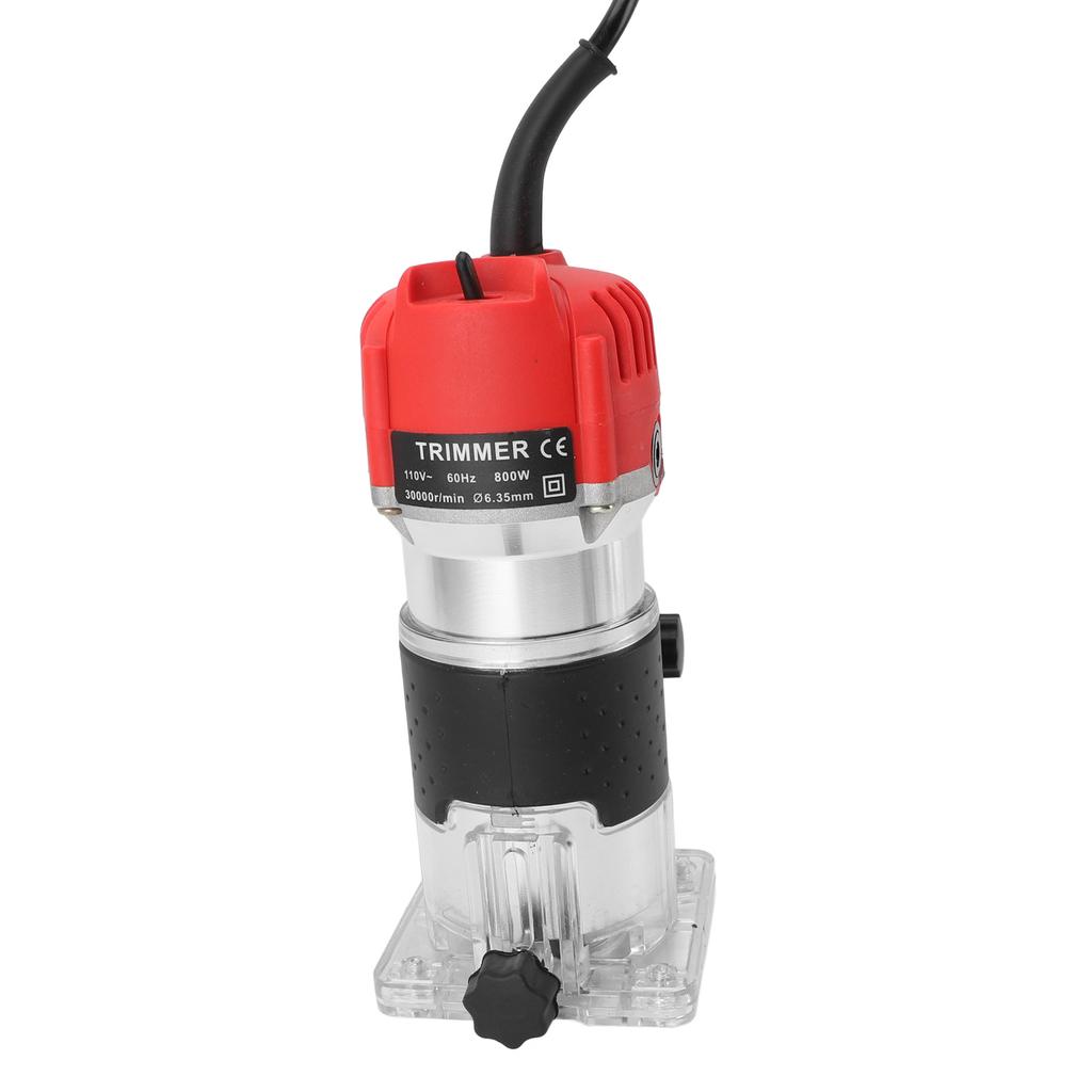 Wood Router 800W 30000RPM ABS Aluminum Compact Electric Wood Trimmer Router Tool for Woodworking