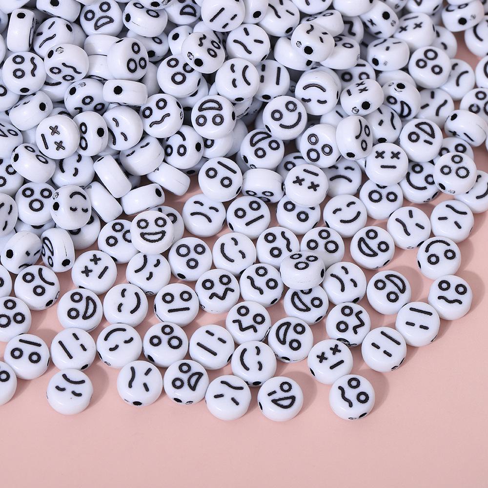 Acrylic Letter Beads for Kids' Jewelry Making – Educational DIY Beading Accessories