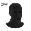 Knitted Winter Beanie Knit Hat 3-Holes Cold Solid Color Cycling Headgear Weather Insulated Thermal Outdoor