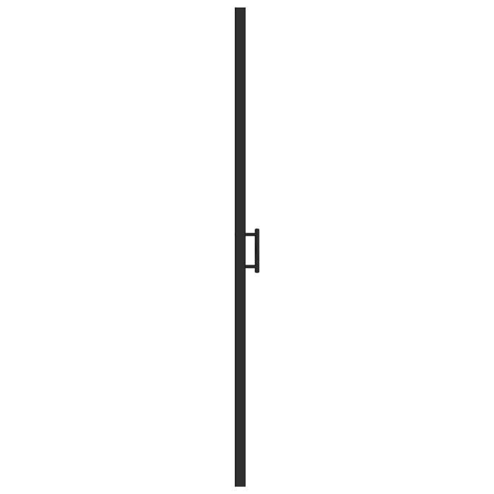 Porte de douche - Maison Exclusive - 97–100 x 178 cm - Verre trempé demi-dépoli 5 mm - Cadre noir ajustable