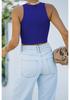 European & American Women's Sleeveless Racerback Crop Top