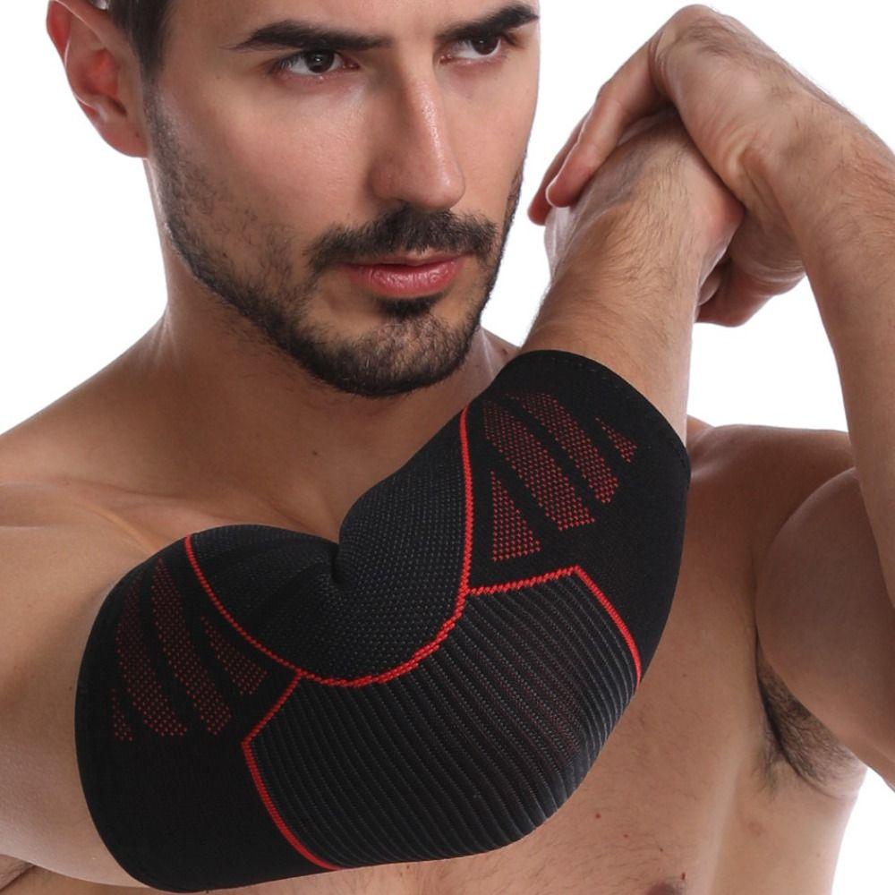 Wear-resistant Fitness Elbow Brace Nylon Breathable Arm Pad  Sports Fitness Cycling