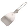 Stainless Steel Folding Spatula Latch Design Lightweight Portable Folding Food Spatula for Outdoor