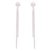 Tassel Ear Wires for Long Round Faces. Luxurious and Niche Design Earrings. High-end and Stylish Earrings.
