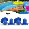 4pcs Blue Or Black Plastic Swimming Pool Wall Plugs Swimming Pool Drain Plug Pump Strainer Hole Plug Water Stopper