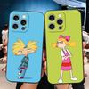 Cartoon Hey Arnold Helga Soft Phone Case for iPhone 16 16E 17 Air 15 Pro Max 14 Plus 13 Mini 11 12 7 Black Cover Back Shell
