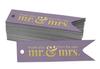 Inkdotpot Pack Of 100 Thank You From The New Wedding Favor Paper Tags Craft Real Gold Foil Hang