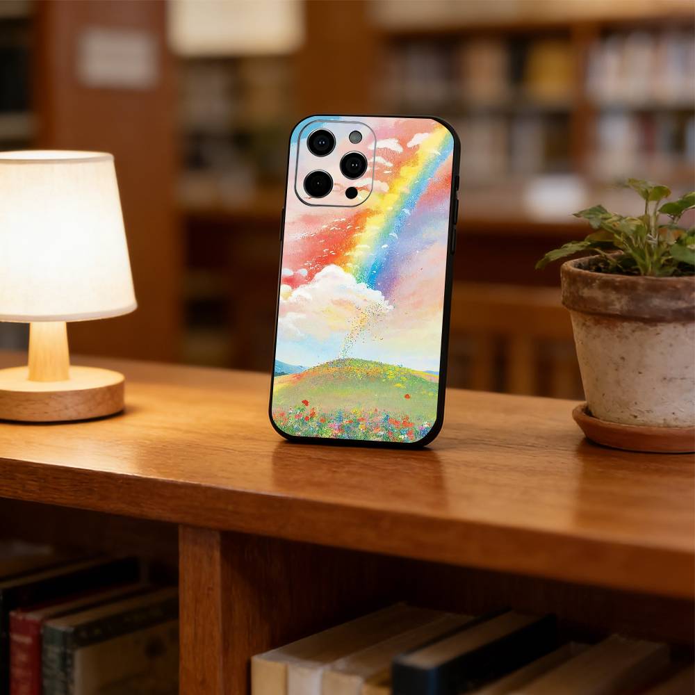 colorful Phone Case Silicone Soft For IPhone 17 16 15 14 13 12 11 X XR Plus Pro Max Plus