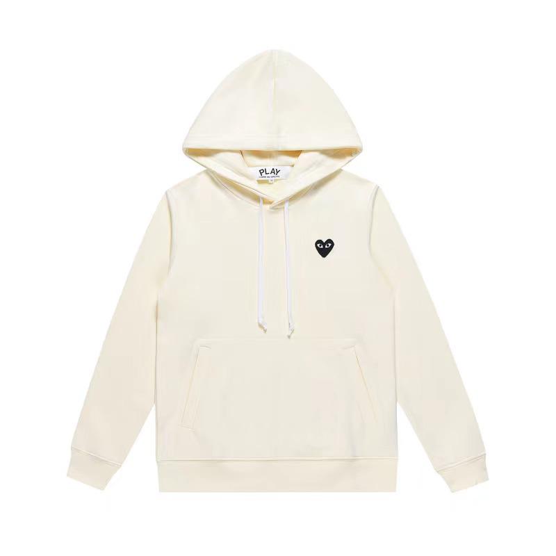 Chuan Jiu 2024 A/W Heart Hoodie: Unisex Stand Collar Zipper Pullover with Drawstring Hood