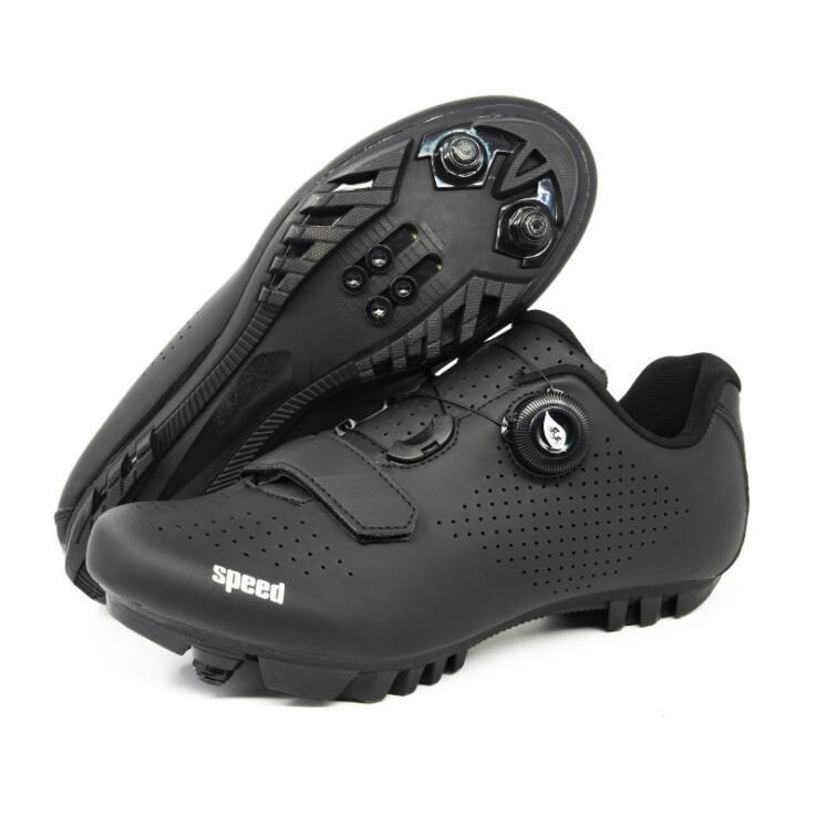 Unisex Off-road Cycling Shoes with Hard Sole and Lock-on Closure (Model 896-1) 38