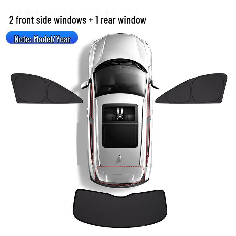 E18 Car Sunshade Blackout Curtains for Heat Insulation & Privacy