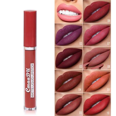 10 couleurs de rouge à lèvres mat
