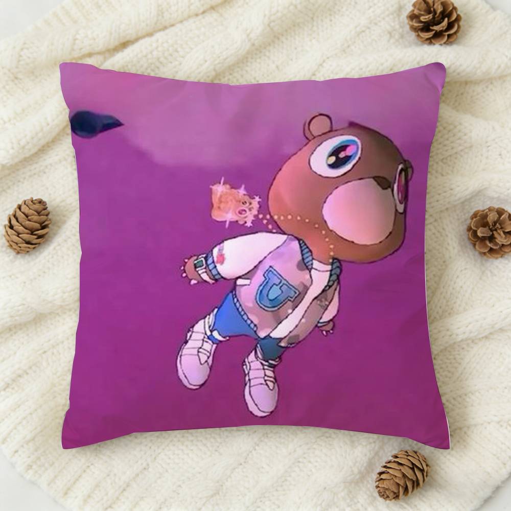 KKanye YE West BULLY Copricuscino Quadrato Decorativo Stampato su Entrambi i Lati per Divano Soggiorno Arredamento Casa